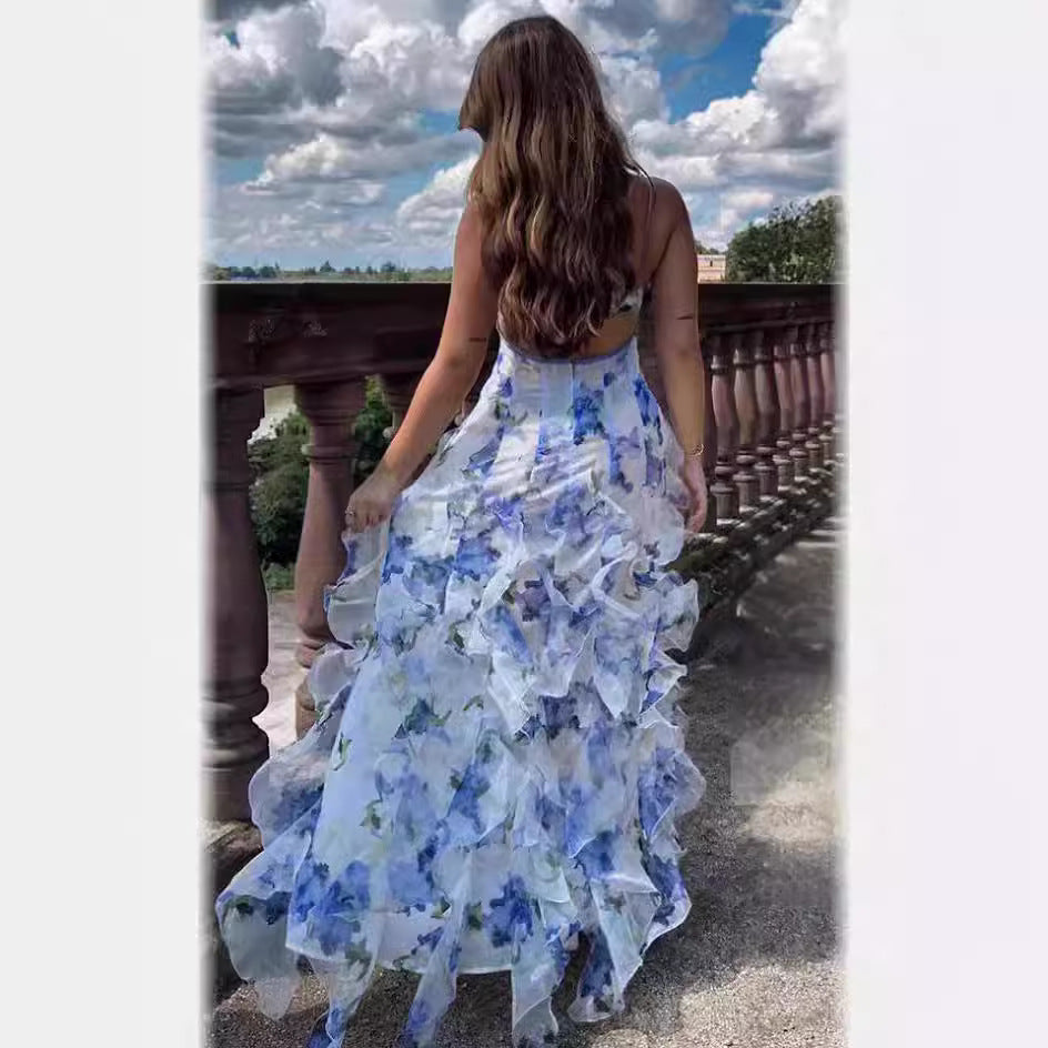 Celestia Bloom Organza Dress