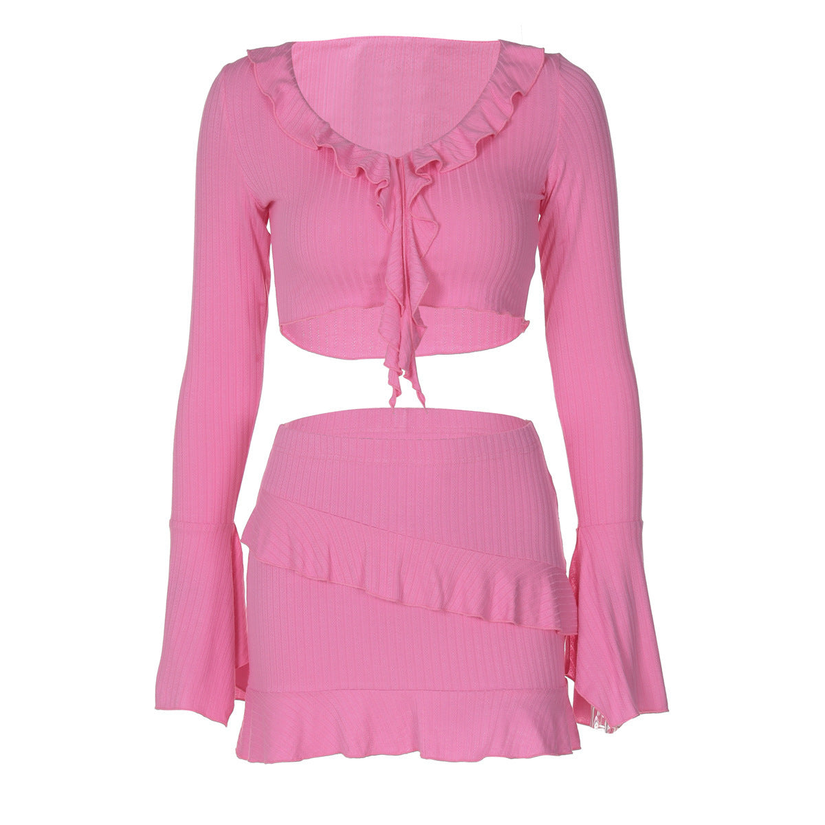 Roselle Ruffle Two-Piece Set