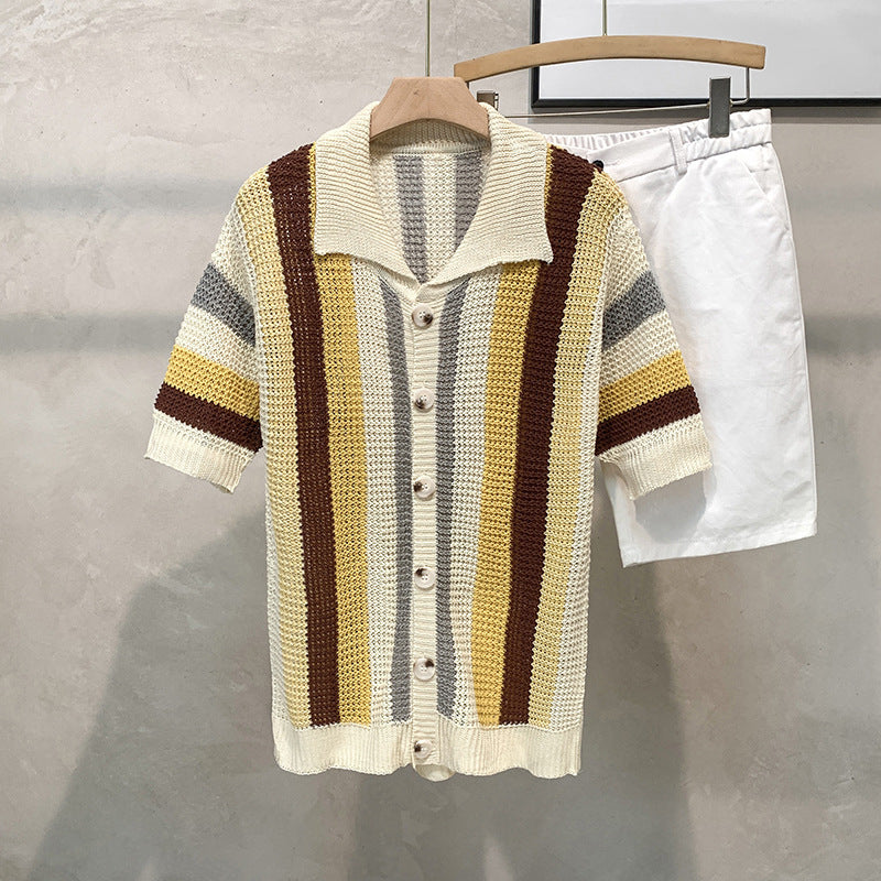 VibeLine Dopamine Stripe Shirt