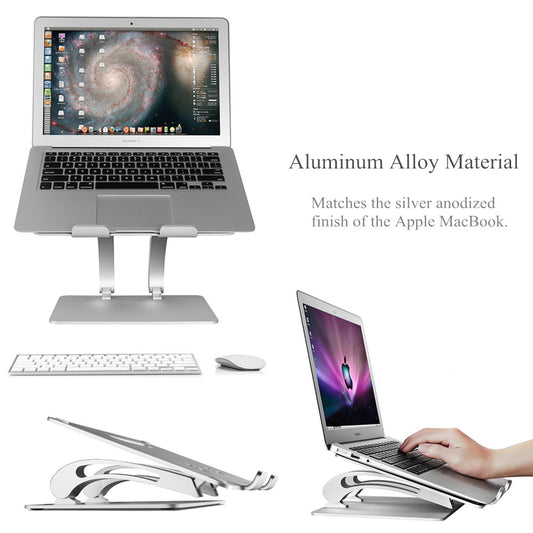 Foldable Laptop & Tablet Stand – Adjustable Height with Cooling Design