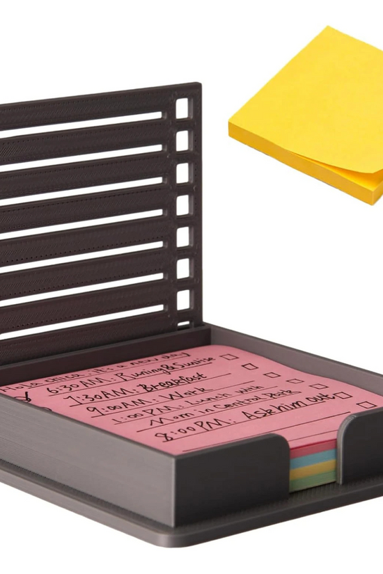 Sticky Note Holder with Template