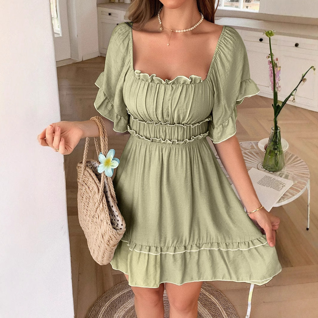 Tidal Whisper Wrap Dress