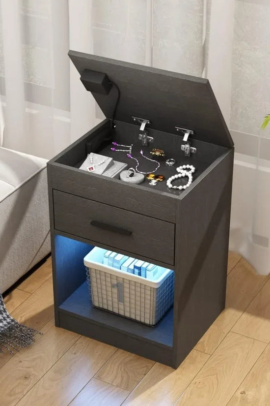 Nightstand with RFID Lock