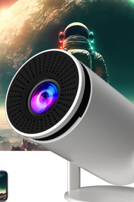 HY300 Smart Barrel Projector with AnzhuoHD - Home Cinema Projection Screen