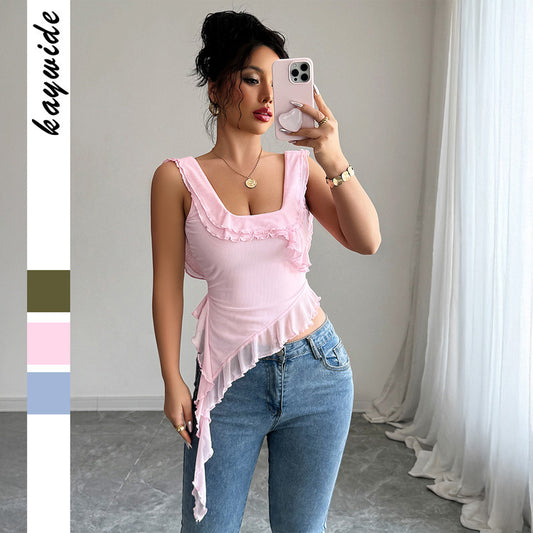 Lotus Whispered Petal Lace Camisole