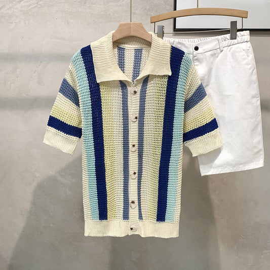 VibeLine Dopamine Stripe Shirt