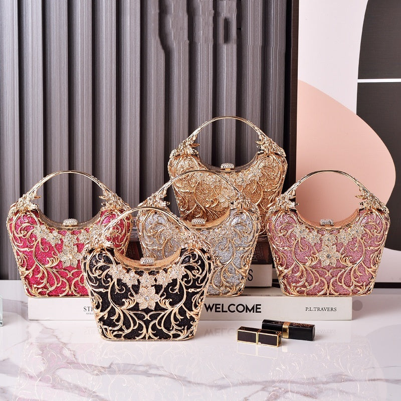 Regalia Bloom Crystal Clutch