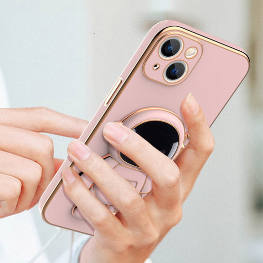 3D Astronaut Phone Case With Anti-Drop Electroplating Bracket