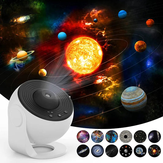 360° Rotating Galaxy Projector - Starry Night Light for Kids, Lovers & Special Moments
