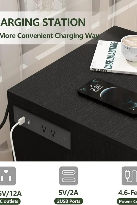 Nightstand with RFID Lock
