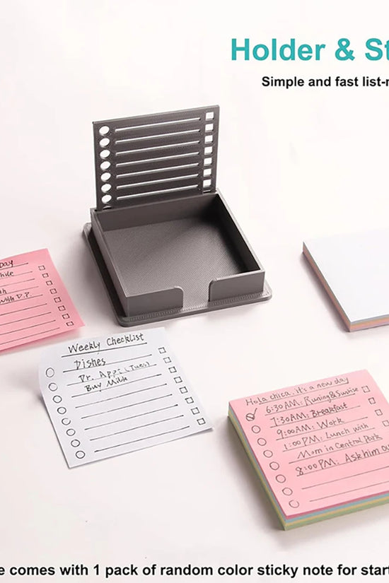 Sticky Note Holder with Template