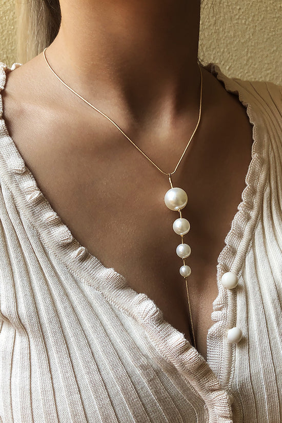Elysian Tassel Pearl Drop
