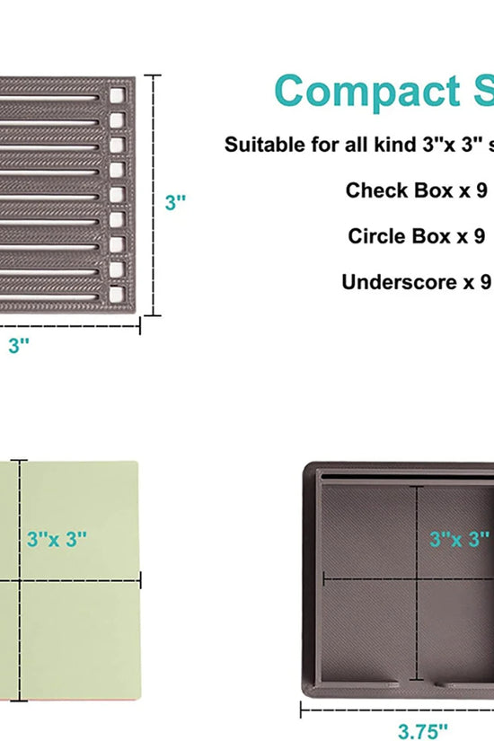 Sticky Note Holder with Template