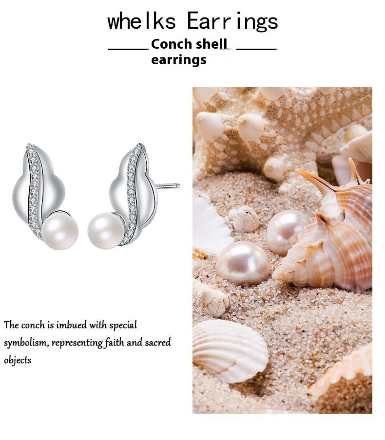 Elite Reverie Pearl Studs