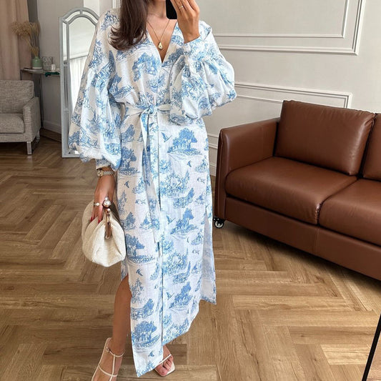 Vintage Scripta Wrap Dress