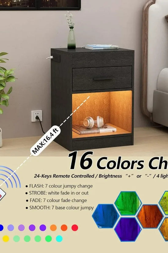 Nightstand with RFID Lock