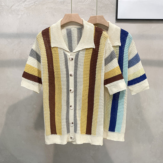 VibeLine Dopamine Stripe Shirt