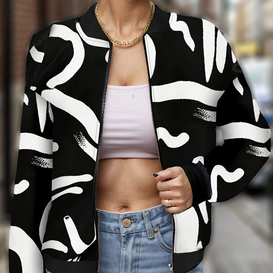 Versa Vogue Print Blazer
