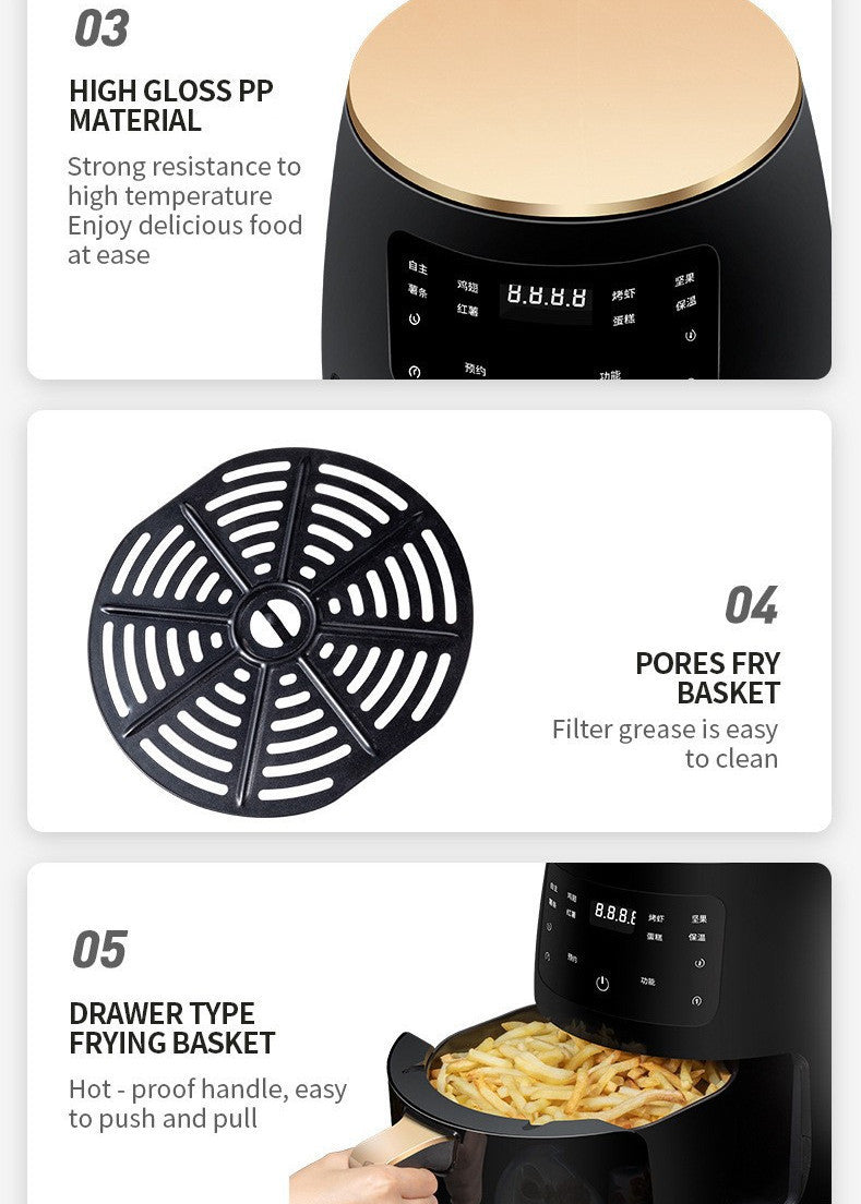Smart Fryer for Effortless Home Cooking