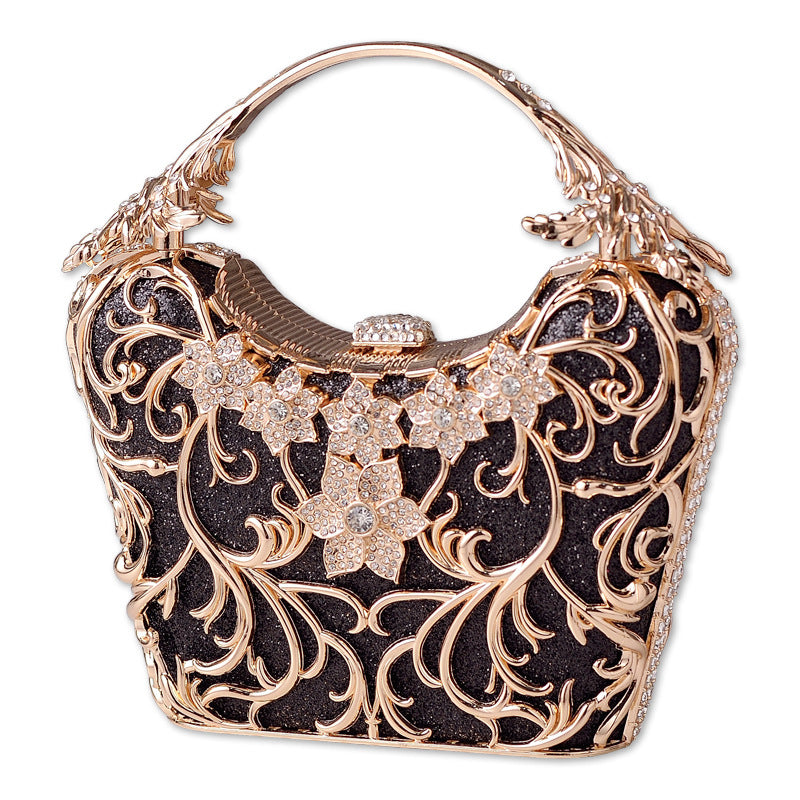 Regalia Bloom Crystal Clutch