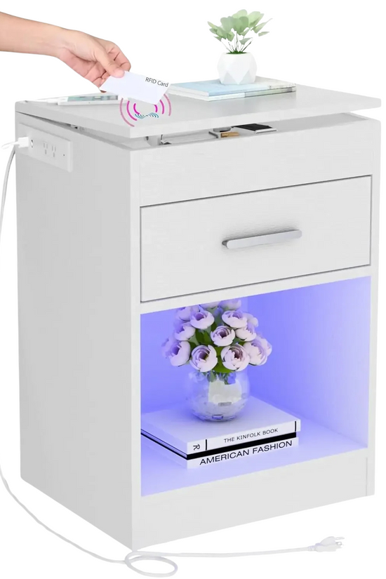 Nightstand with RFID Lock