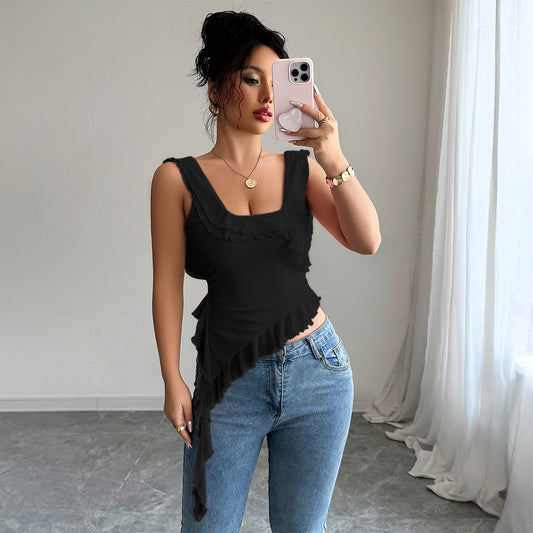 Lotus Whispered Petal Lace Camisole