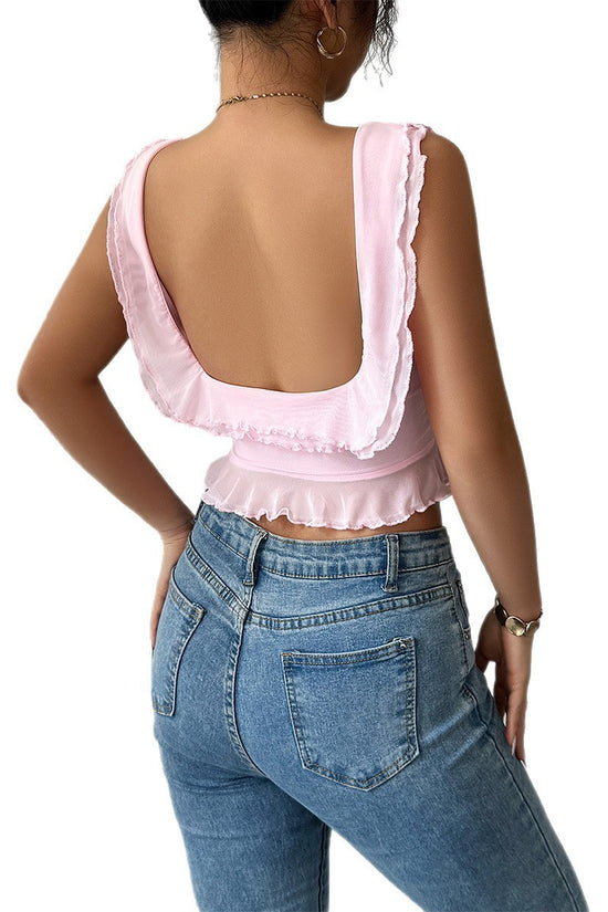 Lotus Whispered Petal Lace Camisole