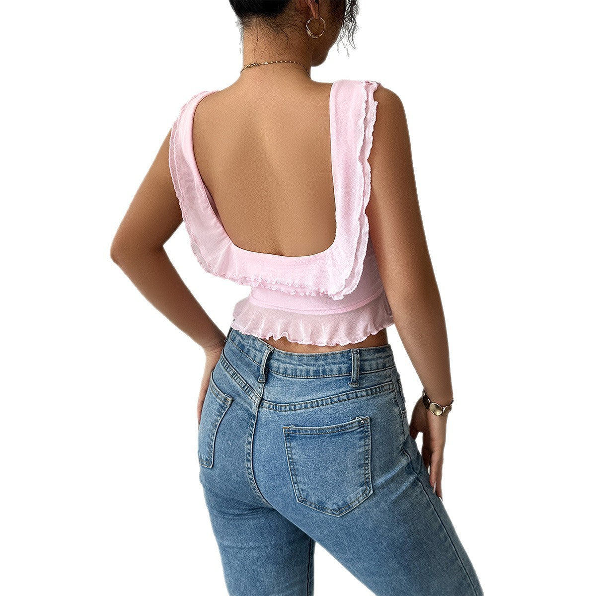 Lotus Whispered Petal Lace Camisole