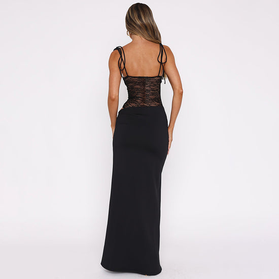 Velvette Noir Y2K Lace Slip