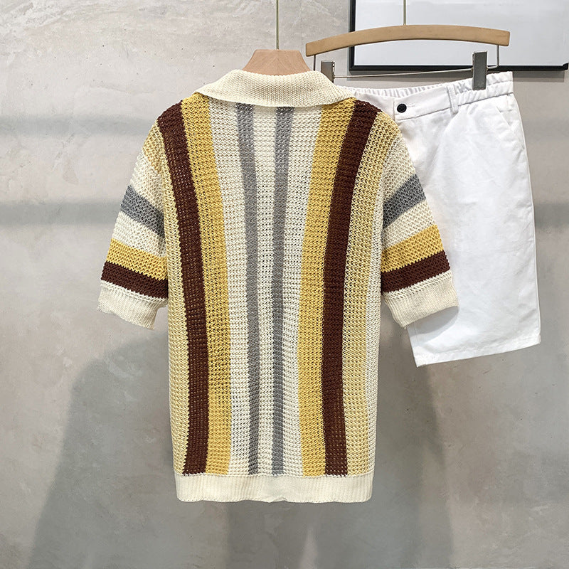 VibeLine Dopamine Stripe Shirt