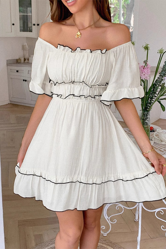 Tidal Whisper Wrap Dress
