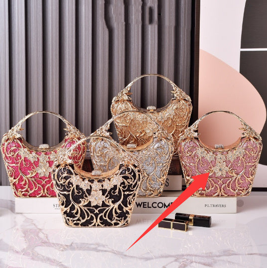 Regalia Bloom Crystal Clutch