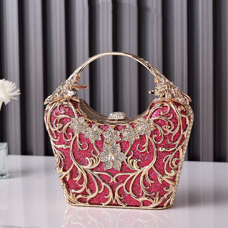 Regalia Bloom Crystal Clutch