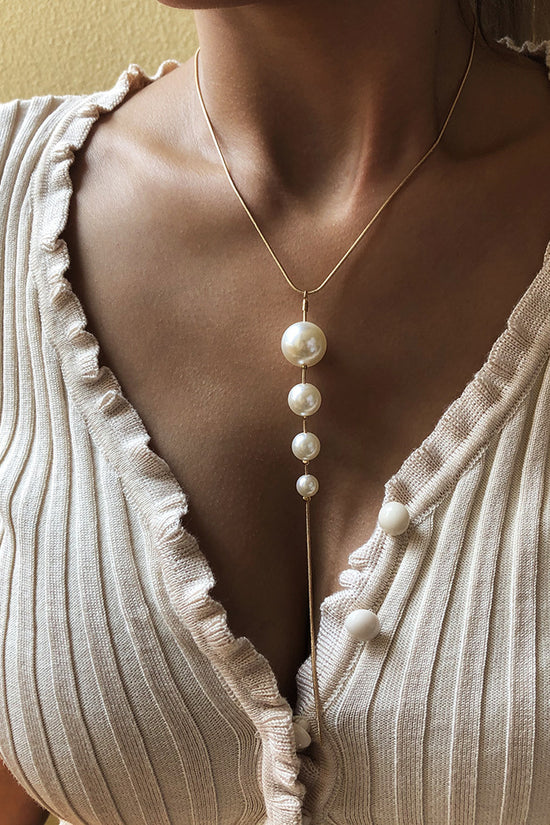 Elysian Tassel Pearl Drop