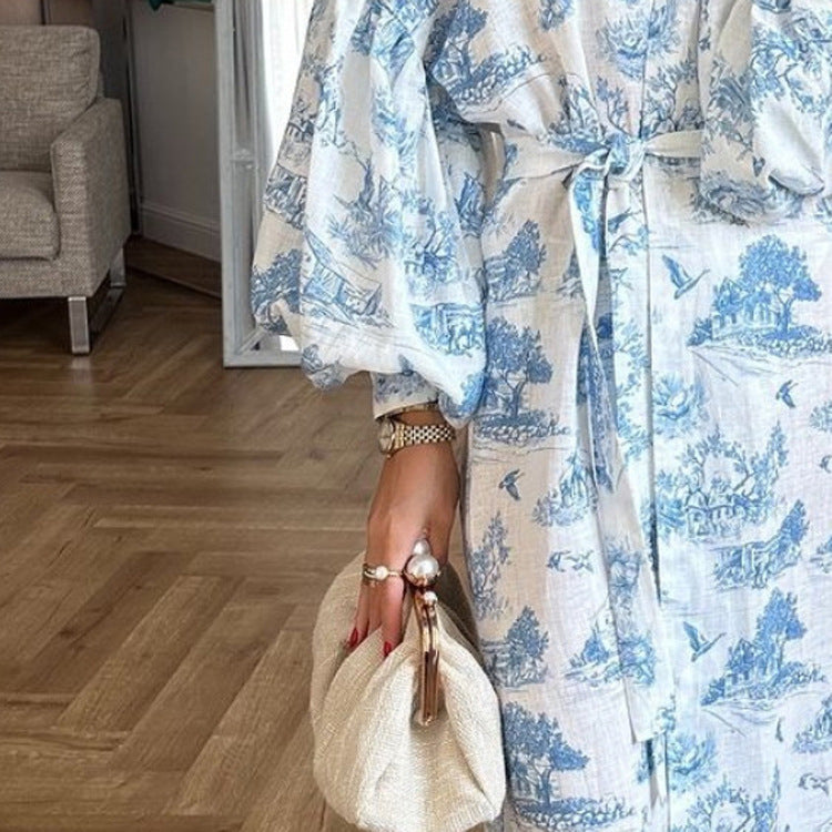 Vintage Scripta Wrap Dress